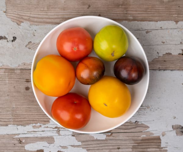 Our organic tomatoes are precious and take time and care.